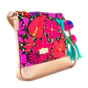 Rose Gold Purse Floral Unique Design